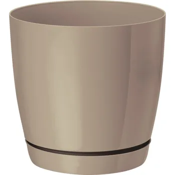 Květináč Květináč plast béžový Form-Plastic 11 cm x 11 x 10,5 cm
