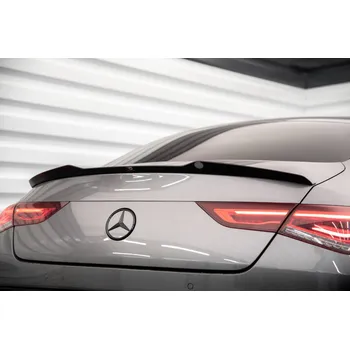 Tuning Maxton Design prodloužení spoileru pro Mercedes CLA C118/AMG 35, C118/AMG 45, C118/AMG-Line, černý lesklý plast ABS, Coupe