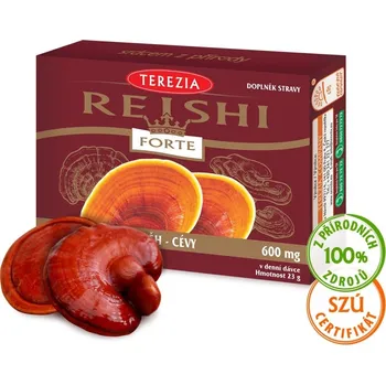 Doplněk stravy TEREZIA COMPANY REISHI FORTE - leklokorka lekslá 60 kapslí TEREZIA