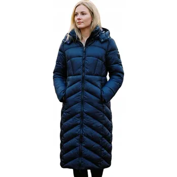 Dámská softshellová bunda Dámská bunda Geo Norway BLANCHE LONG nepromokavá zimní prošívaná