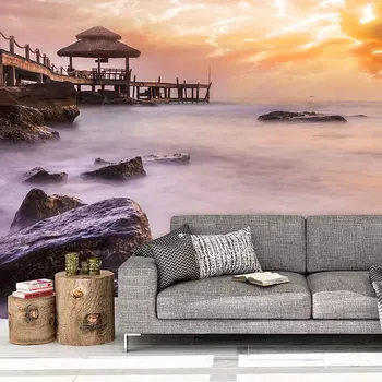 Tapeta Sablio Tapeta Mlha nad mořem - 125x75 cm