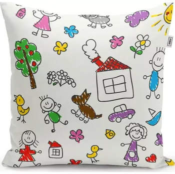 Polštář Sablio Polštář Malování 2 - 50x50 cm