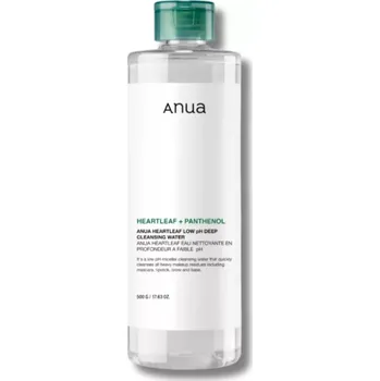 Micelární voda Anua - Heartleaf Low pH Deep Cleansing Water 500ml