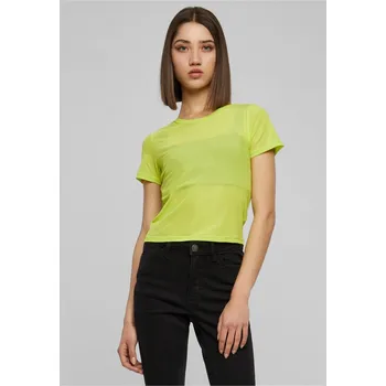 Ladies Short Mesh Tee - frozenyellow 3XL