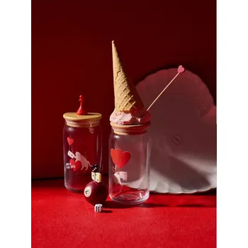 Sklenice Sinsay - Sklenice s otvorem na brčko 2 kusy - vícebarevná - 207HD-MLC - 207HD-MLC-ONE