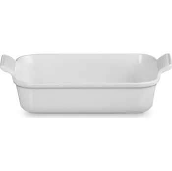 Zapékací mísa HERITAGE 26 cm, 2,4 l, WHITE, kamenina, Le Creuset