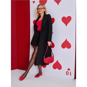 Dámský kabát Sinsay - Dlouhý kabát - černá - 336HC-99X - 336HC-99X-L