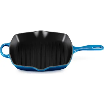 Pánev Grilovací pánev SIGNATURE 26 cm, AZURE, litina, Le Creuset