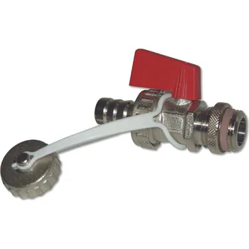 Ventil Vypouštěcí kulový uzávěr - 1/2˝M, nikl, páčka IVAR.EURO N