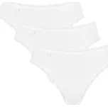 Sloggi Dámské kalhotky 3 pack Cotton Lace Thai white L