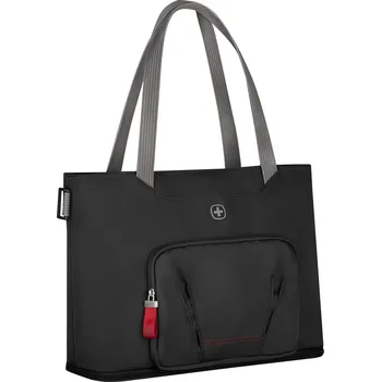 Černá taška na notebook typu tote 15,6" Wenger Motion Deluxe Tote Chic Black