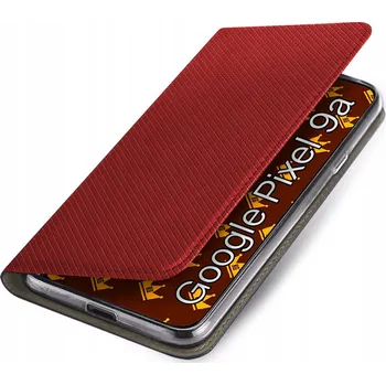 Pouzdro na mobilní telefon Flipové pouzdro Kingglass pro Google Pixel 9a, červené