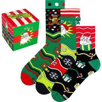 Pánské ponožky Ponožky Zooksy vánoční, velikost 41-46