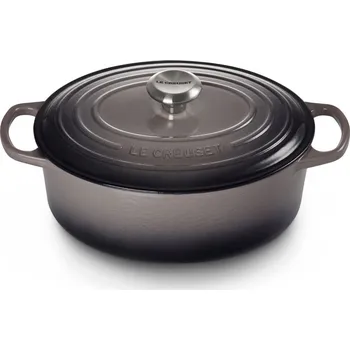 Hrnec Kastrol SIGNATURE 29 cm, 4,7 l, oválný, FLINT, litina, Le Creuset