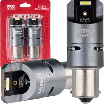 Autožárovka Žárovky AMiO PRO P21W 2 ks