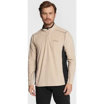 Pánská mikina Polar mikina fleecová Columbia Klamath Range II Half Zip Ancient Fossil XL