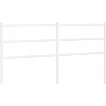 Kovové čelo , bílé, 150 cm