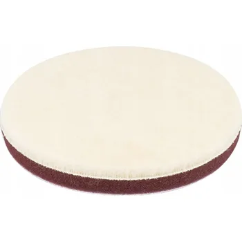 Příslušenství k brusce Vlněný leštící polštářek na leštění kožešin tvrdý tvrdý se suchým zipem 125 mm AMiO-03706
