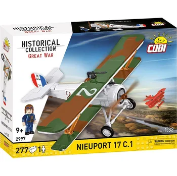 Stavebnice COBI Cobi 2997 Great War Nieuport 17 C.1, 1:32, 277 k, 1 f - expresní doprava