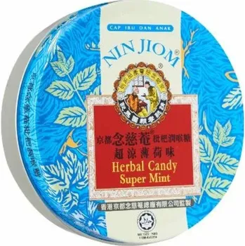 Bonbon TCM Bohemia s.r.o. MIŠPULNÍKOVÉ BYLINNÉ BONÓNY - příchuť máta 60 g NIN JIOM