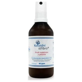 Koloidní stříbro sprej proti mykózám a plísním 40 ppm - VARIANTY KOLOIDNÍ STŘÍBRO s.r.o. Balení 2: 100 ml