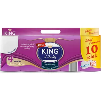 Toaletní papír Toaletní papír bez vůně King 10 ks