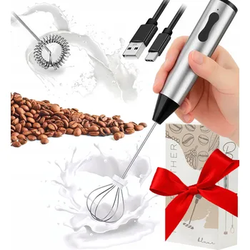 Šlehač mléka Napěňovač mléka blurr NAPĚŇOVAČ MIXÉR NA MLÉKO KÁVY ELEKTRICKÝ LCD