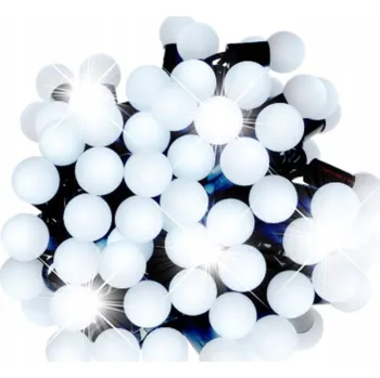 Vánoční dekorace Vánoční osvětlení na stromeček KOULE FLASH MODRÉ kuličky 200 LED 16m VODĚODOLNÉ