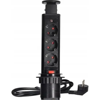 vypínač a zásuvka Orno černá Elektrická Zásuvka na pracovní desku