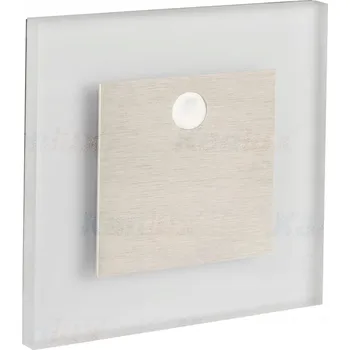 Bodové svítidlo Zápustné svítidlo Kanlux 0,8 W integrovaný LED zdroj 7,5 cm stříbrné