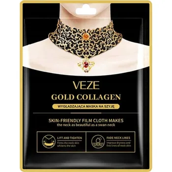 Pleťová maska VEZ GOLD COLLAGEN Vyhlazující maska pro péči o pleť krku 25 ml