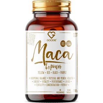 Přírodní produkt Maca 4x Power BIO 150 kaps. GOODIE