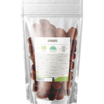 Sušené ovoce MERUŇKY sušené BIO - APRICOTS, 500 g BRAINMAX