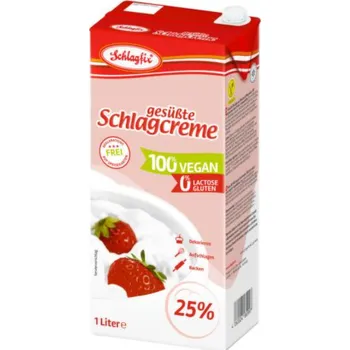 Tělový krém KRÉM NA ŠLEHÁNÍ SLAZENÝ - VARIANTY: 200 ml, 1000 ml SCHLAGFIX Balení 2: 1000 ml