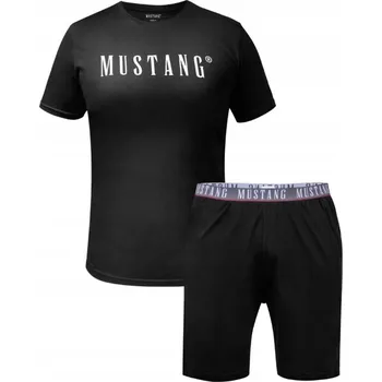 Pánské pyžamo MUSTANG pánské pyžamo bavlněné krátký rukáv krátké kraťasy vel. XL