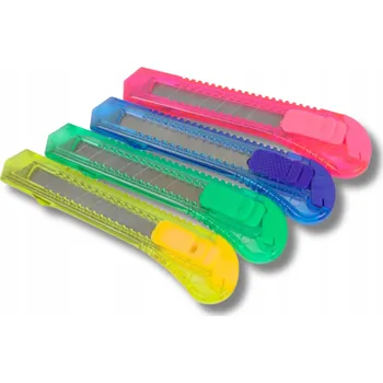 Pracovní nůž NŮŽ NA TAPETY ŘEZÁK ČALUNICKÝ LAMACÍ ČEPEL 18mm VYSOUVACÍ VYMĚNITELNÁ ČEPEL