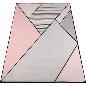 Koberec Koberec pro dívku, růžový králík 160x220 cm