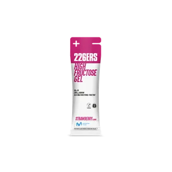 Fitness strava 226ERS high fructose energetický gel - 80g Příchuť: STRAWBERRY