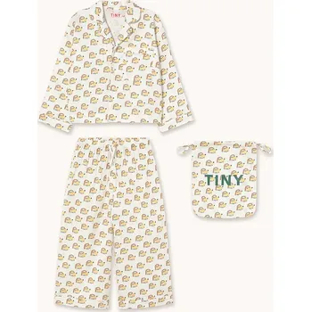 Dětské bavlněné pyžamo Tinycottons DOGS SET bílá barva, AW25-348 AW25.348 00X, vel. 116