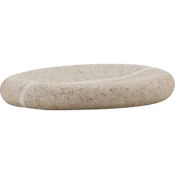 KELA Miska na mýdlo TALUS poly dekor kámen béžová KL-20295