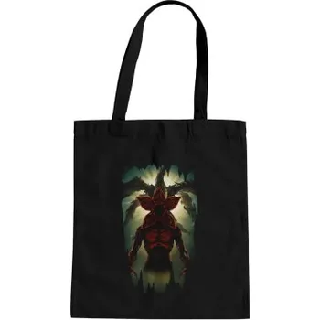 Žertovný předmět Demogorgon - pro fanoušky seriálu Stranger Things - taška s potiskem- Tričkový.cz