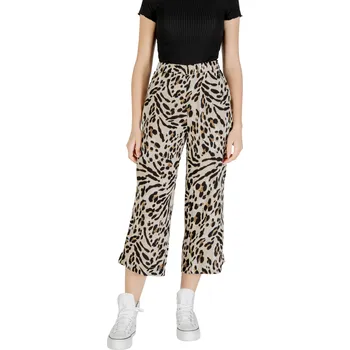 Dámské kalhoty Ichi dámské leopardí kalhoty ICHI černá | hnědá | krémová 3493095