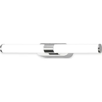 Nástěnné svítidlo BRILONER Runt svítidlo k zrcadlu - 7W, 690lm, LED, montáž na stěnu, 40cm, neutrální bílá, chrom 2191018