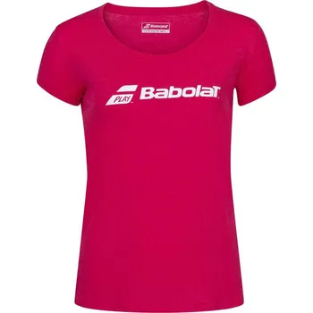 Dámské tričko BABOLAT EXERCISE WOMEN TEE RED ROSE dámské tričko - L