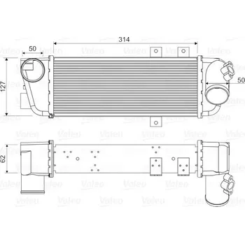 Chladič motoru Chladič turba VALEO 818333