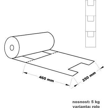 Taška mikrotenová (5 kg) - rolovaná