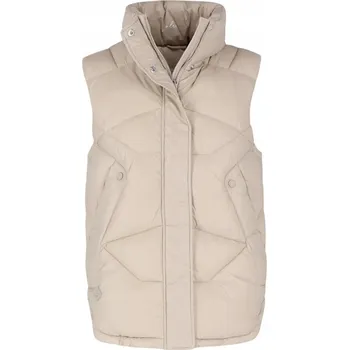 Dámská vesta Dámská prošívaná vesta béžová VOLCANO V-ADEL L