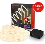 BRILONER Startovací sada On/Off LED pásek pro nástěnné panely – 260cm, vypínač, vč. rozbočovače 8018147