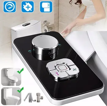 WC sedátko BIDETOVÁ PODLOŽKA NA WC SEDÁTKO DVOJITÉ TRYSKY Japonská toaleta Bidet