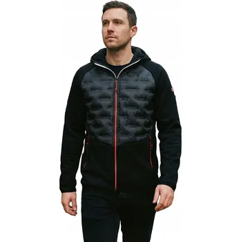 Pánská bunda Geo Norway COUTO BLACK DB prošívaná péřová zimní pohodlná